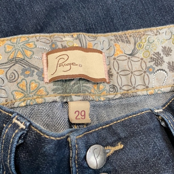 Paige Blue Flare Jeans - Picture 4 of 4